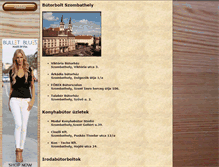 Tablet Screenshot of butorszombathely.telebutor.hu